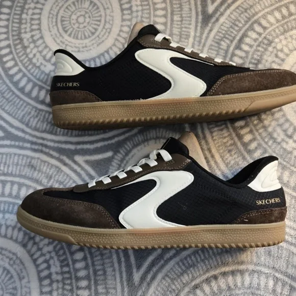 Brown/Black Skechers Women's Slip-Ins Hotshot Everyday Ease Sneakers sz 8.5 - Picture 5 of 5